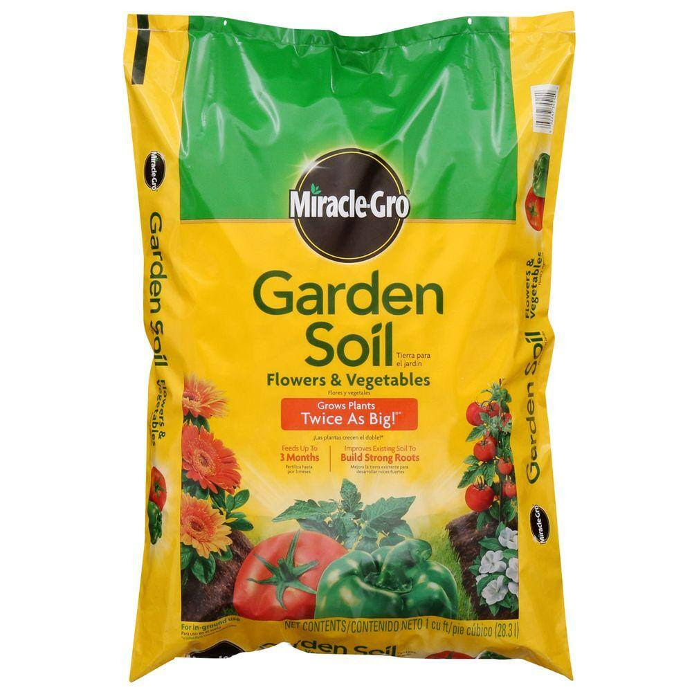 Miracle Gro Organic Garden Soil : Miracle-Gro All Purpose 0.75-cu ft
