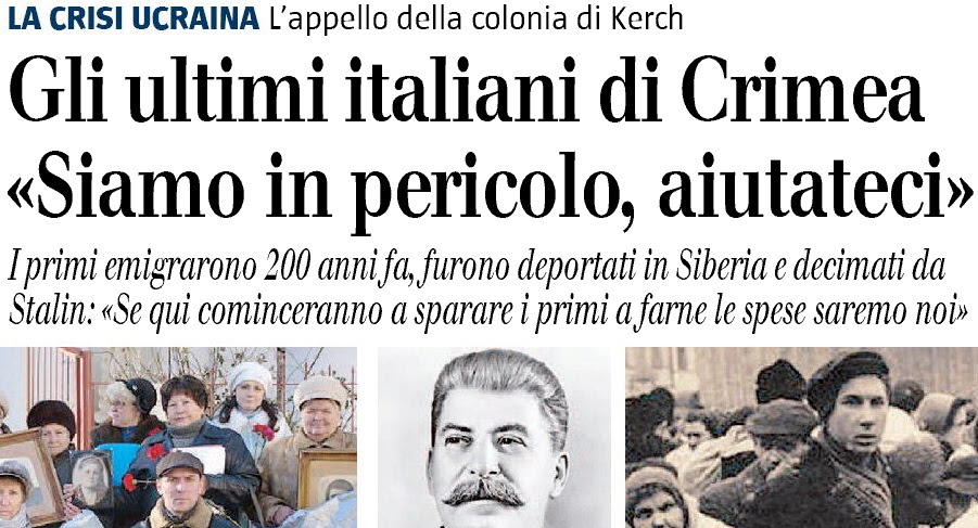 Risultati immagini per Italiani di Crimea