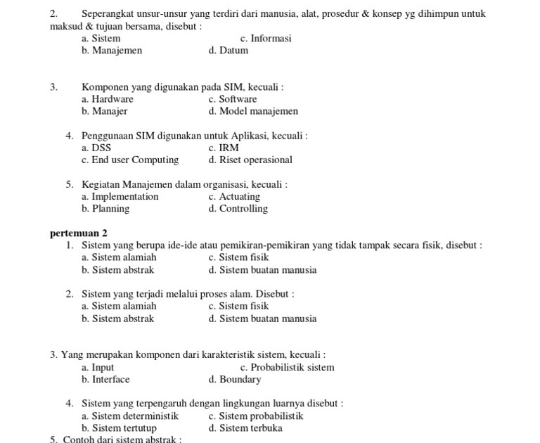 Soal Tentang Sistem Endokrin Dan Jawabannya