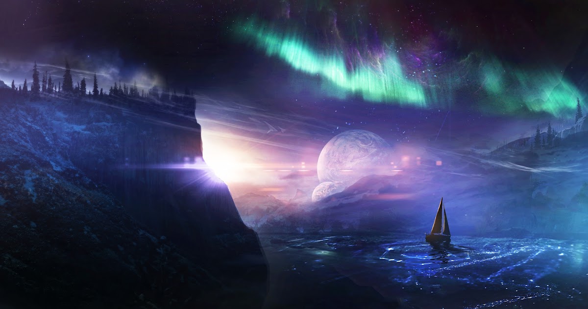 Aurora Borealis Meme : Aurora Borealis over Winter Cabin HD Wallpaper : Nor...