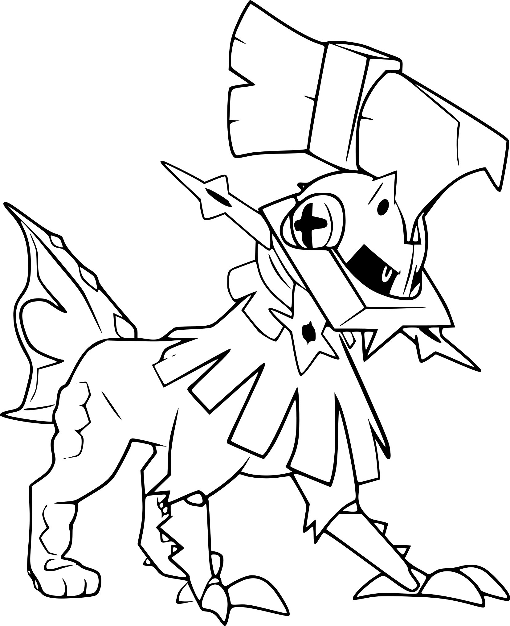 Coloriage Pokémon feu