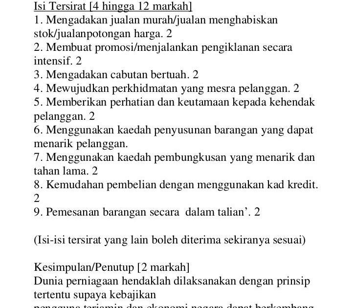 Contoh Soalan Ekonomi Tingkatan 4 2019 - Resepi Ayam k