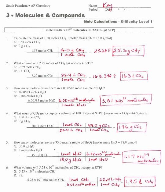 36 Mole Calculations Practice Worksheet Answers - combining like terms