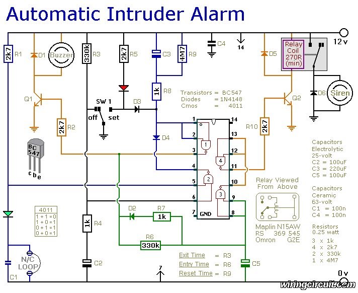 Wiring Diagram Security Alarm - POLITIKHANCUSS