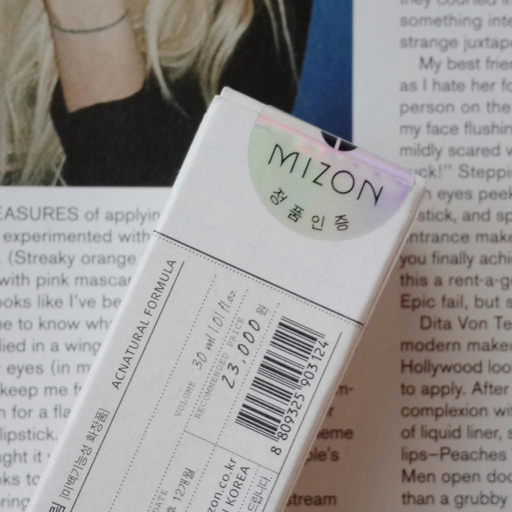 mizon mark x blemish cream