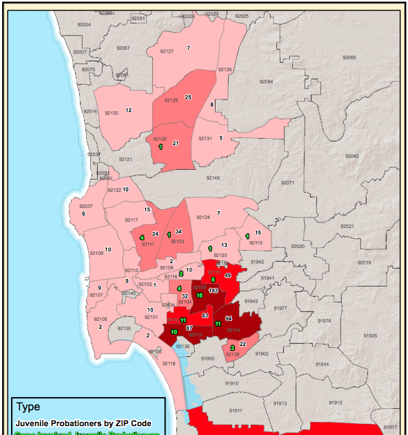Los Angeles Gang Territory Map