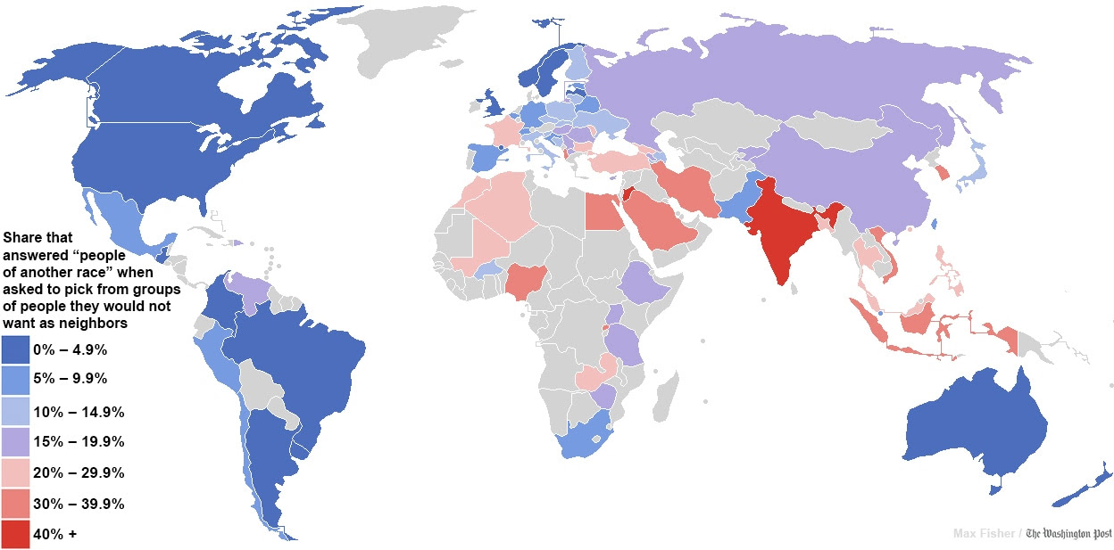 Clique para ampliar. Fonte de dados: World Values Survey (Max Fisher / Washington Post)