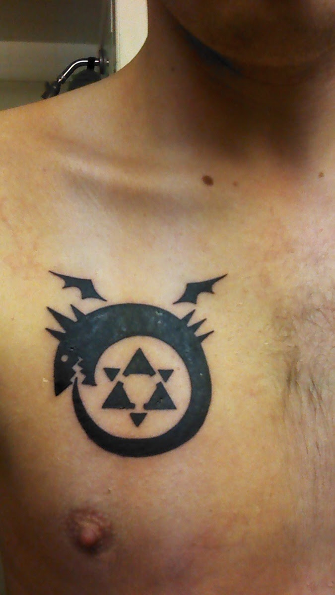 Fullmetal Alchemist Homunculus Tattoo Locations - When a homunculus