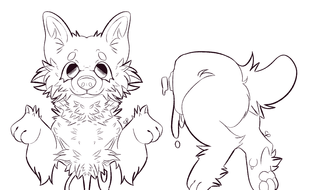 Furry Art Base Wolf - Wolfstone Wallpaper