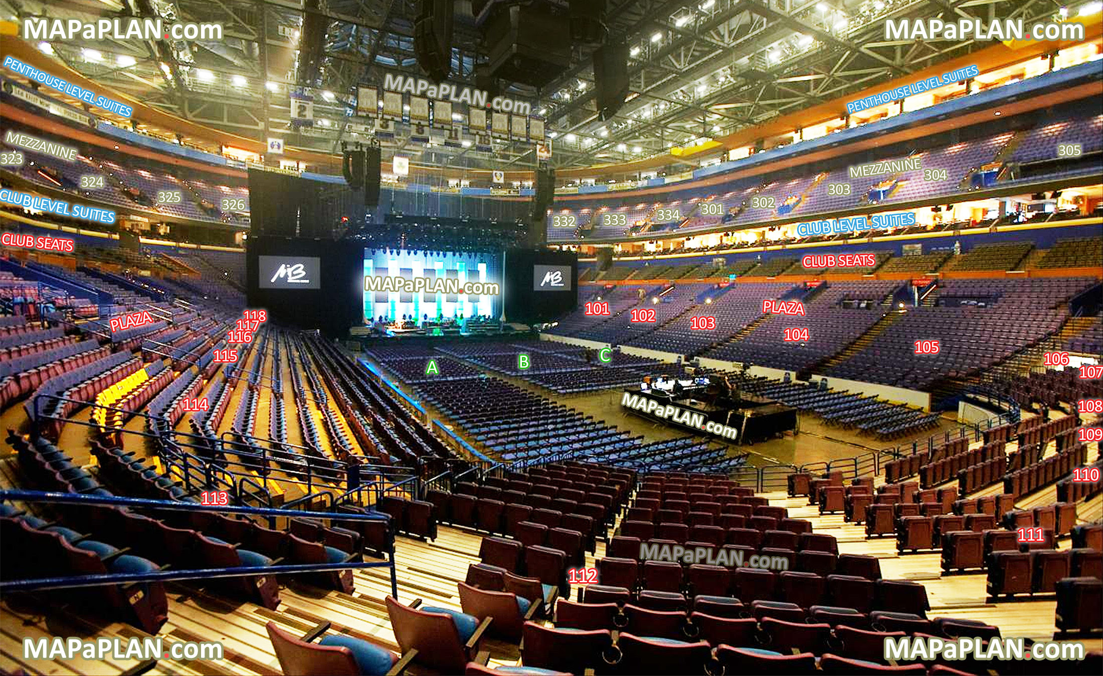 Eagle Gallery Eagle Bank Arena Seating View