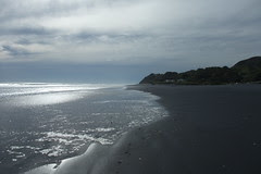 Awakino beach