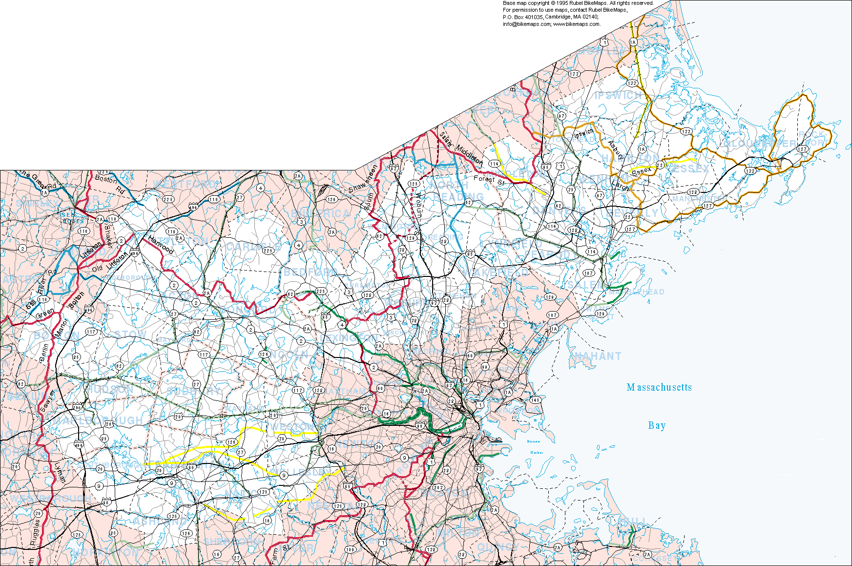 Map Of North Shore Ma - Maping Resources