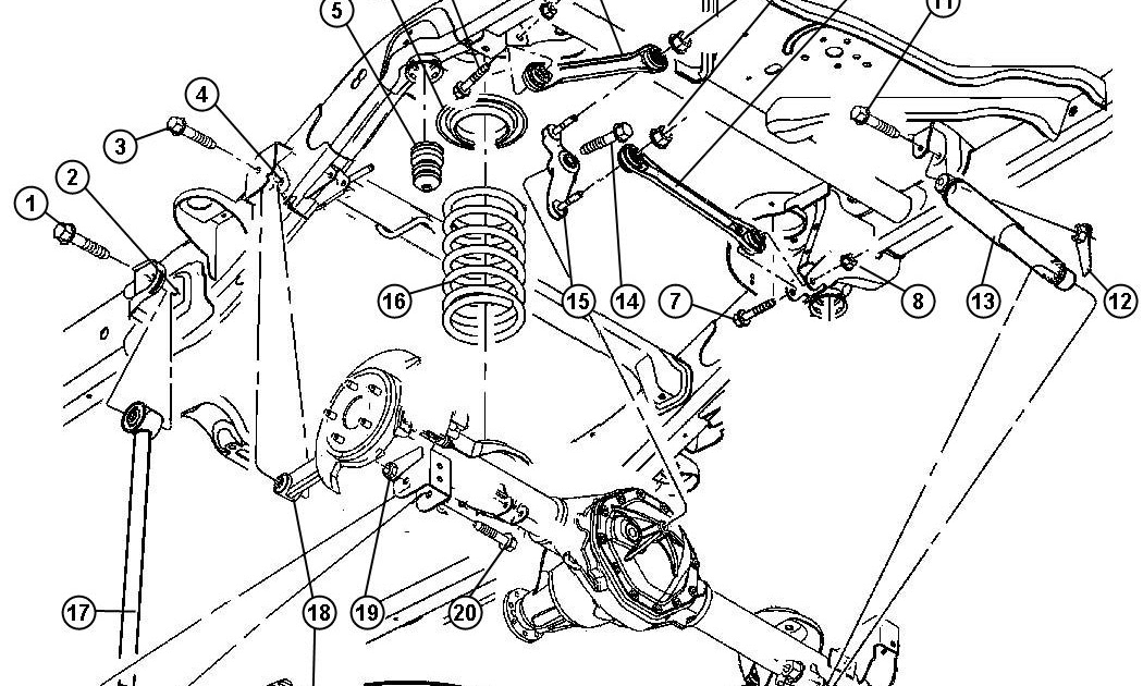 2004 Dodge Neon Rear Suspension Diagram - 2004 Dodge Durango Stabilizer