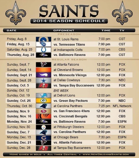 Saints Schedule 2021 2022 Printable  New Orleans Saints 2021 Calendars