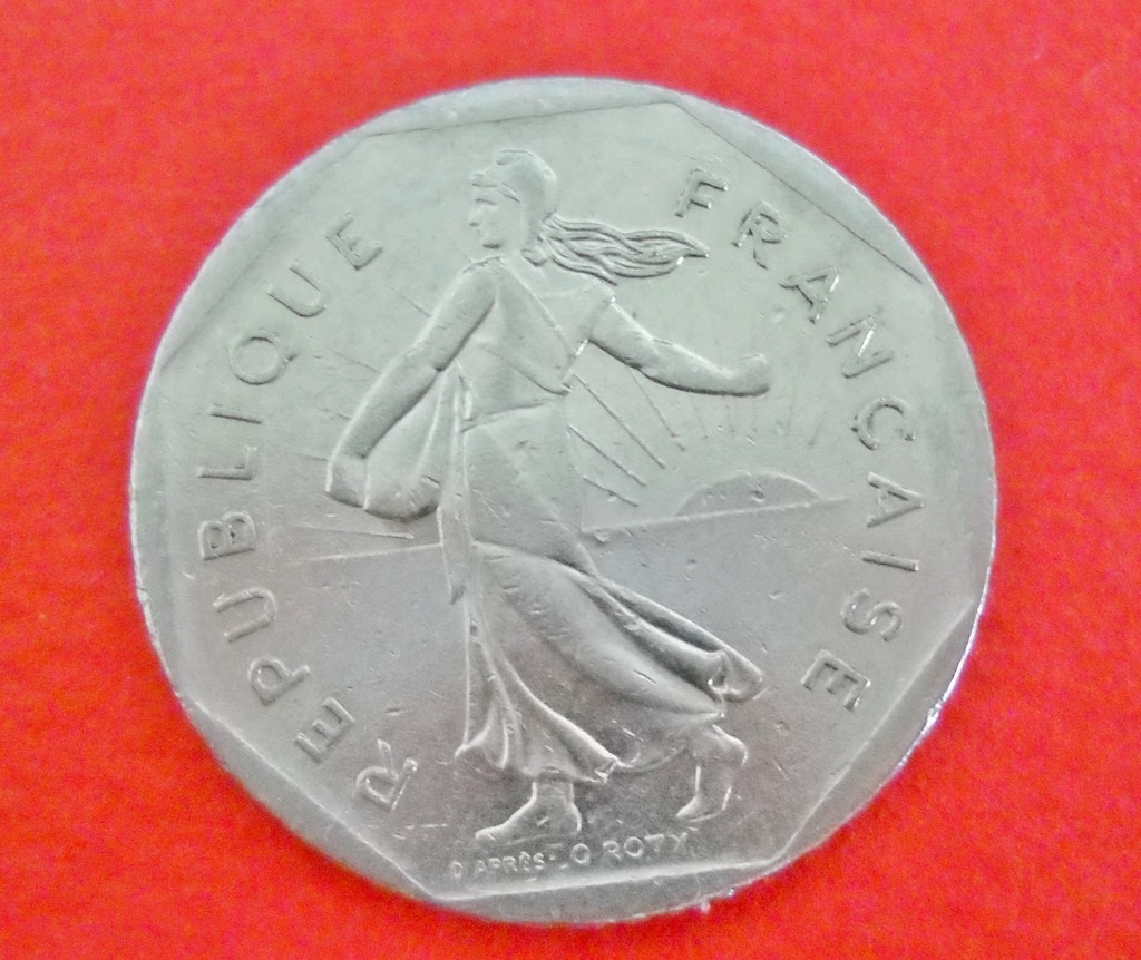 最旬トレンドパンツ フランス硬貨1963年 LAGRIFF UL 20サンチーム 古銭 コレクト 旧貨幣/金貨/銀貨/記念硬貨 - ￥7582