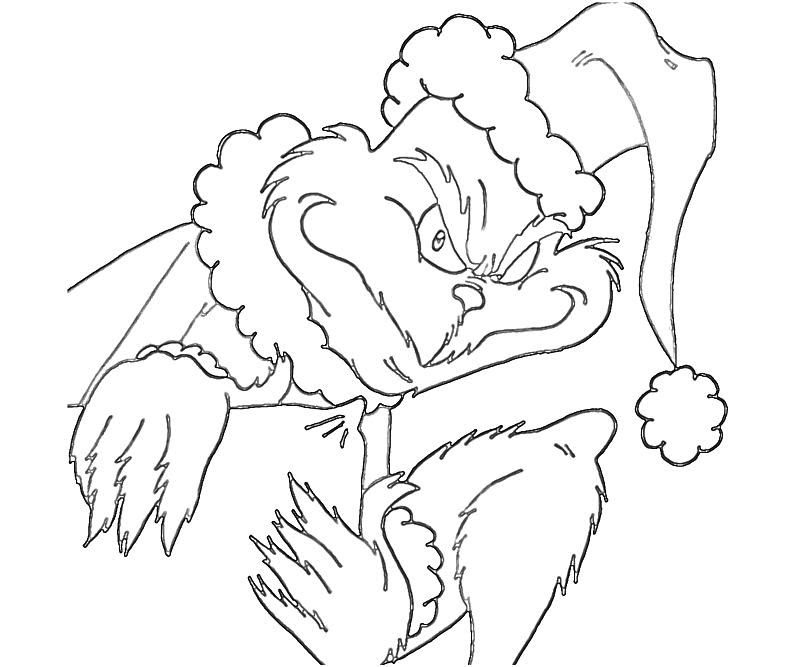 View Printable Grinch Christmas Coloring The Grinch Coloring Pages 2018