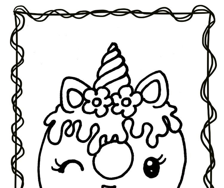 Dibujos Kawaiis De Unicornios Para Colorear - dibujos para colorear