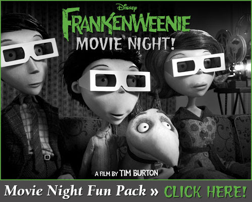 Download Frankenweenie Movie Night Fun Pack