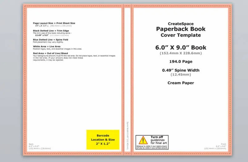 6 X 9 Book Template For Word