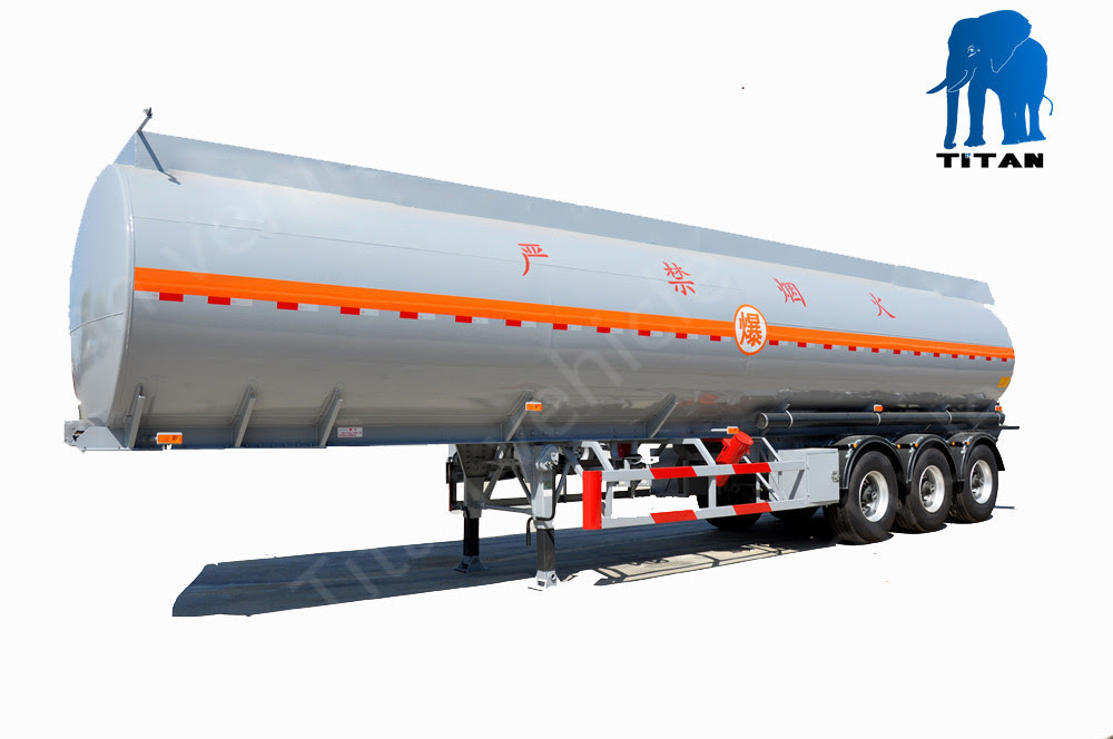 70ton Gasoline Crude Oil Road Tanker Semi Trailer,Tri-axle 