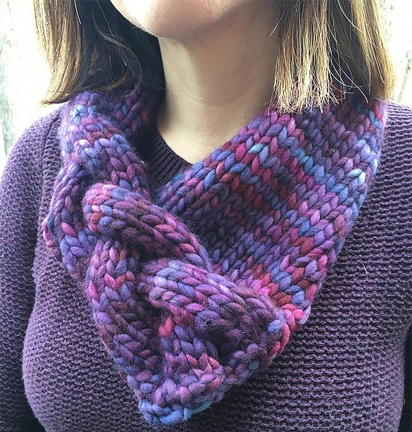 How To Knit A Cowl Scarf On Circular Needles STOWOH