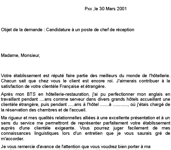 Lettre De Motivation Formation Massage  Berkata b