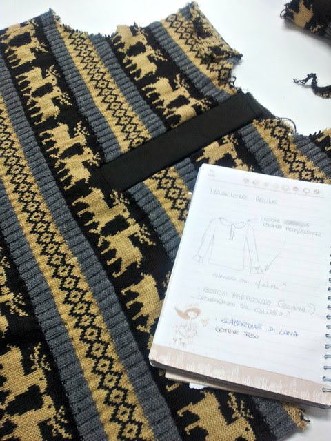 Progetto di cucito: maglione con le renne
