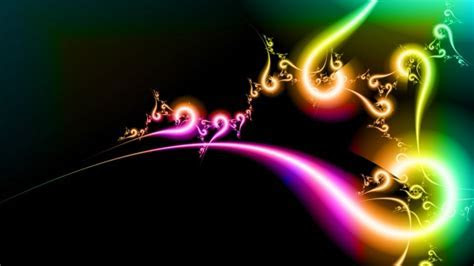 Full HD Wallpaper curve line neon shine rainbow, Desktop Full HD Wallpaper curve line neon shine rainbow, Desktop