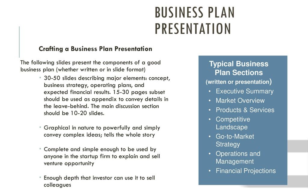 sample business plan for venture capital funding