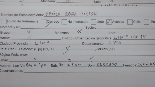 Óptica Rean Vision - Óptica