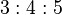 3:4:5\