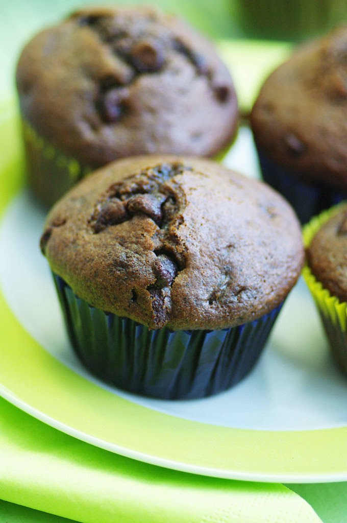 Photo a Day: Mocha Muffins with Chocolate Chips