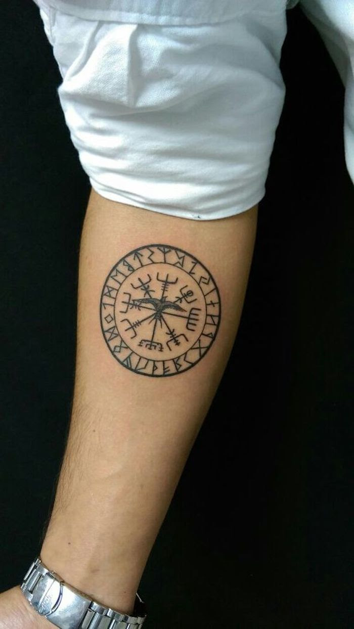 forearm unterarm arm nordic rune narben wikinger taetowierungen positivefox vorlagen