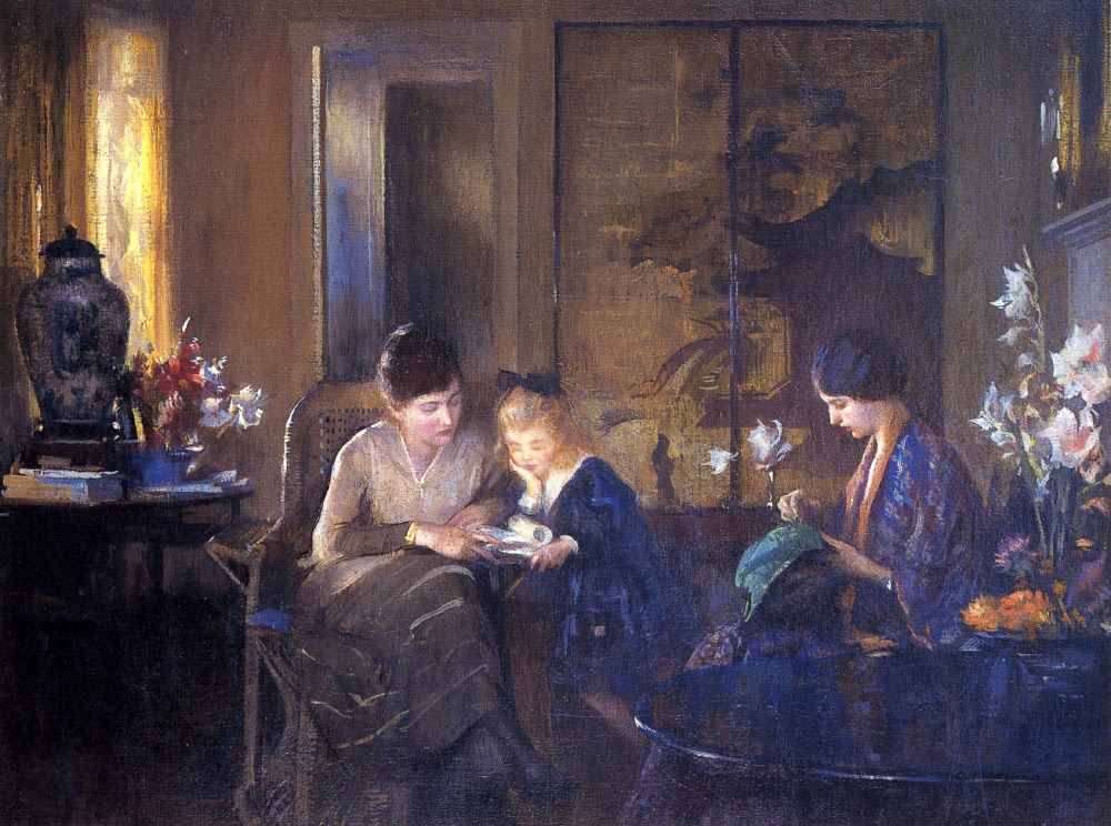 Edmund Charles Tarbell - The Lesson