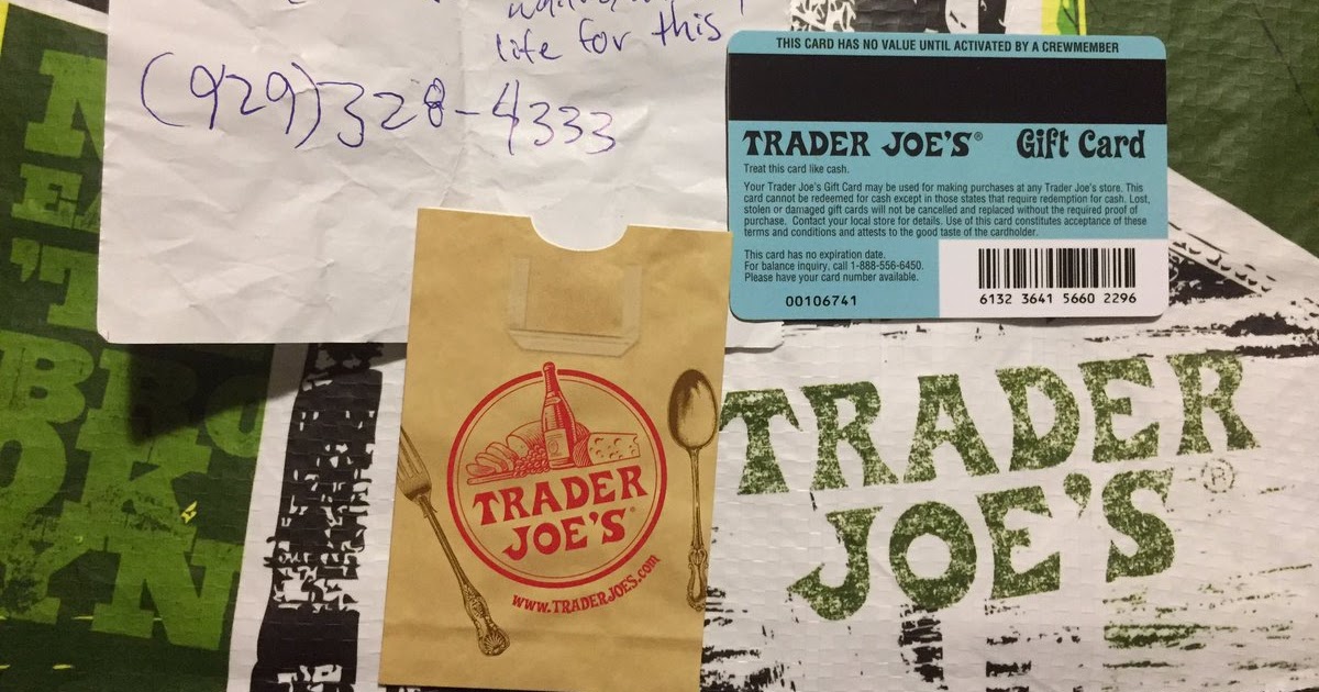 Trader Joes Gift Card Balance - All You Need Infos