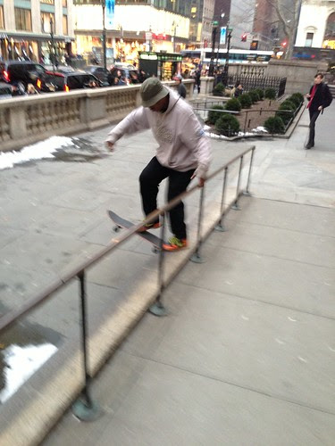 Skateboarder, NYPL