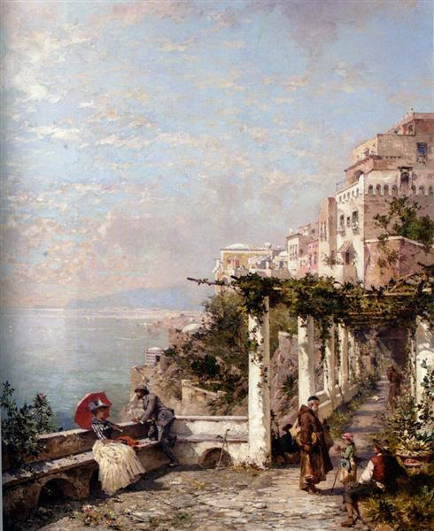 La costa de Amalfi - Franz Unterberger Richard