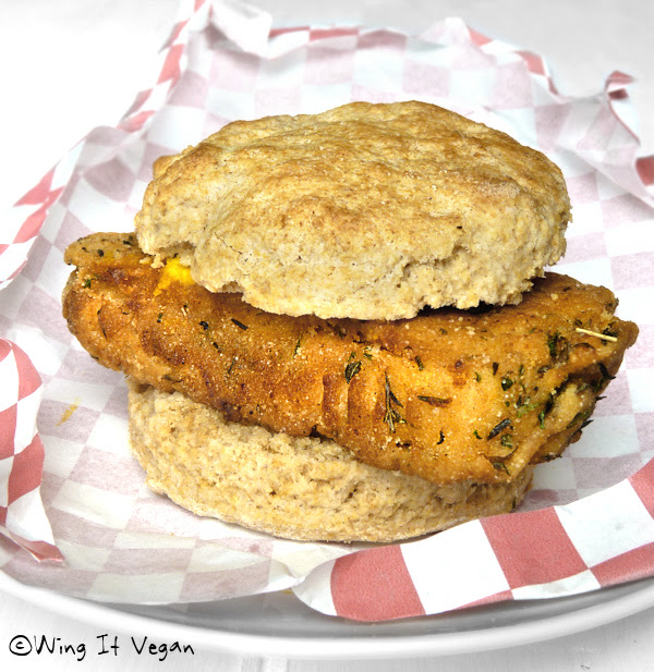 Southern Tofu Chicken Biscuits