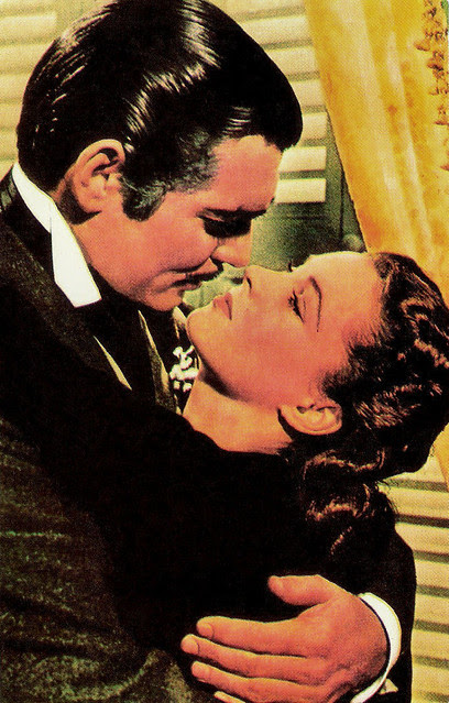 Vivien Leigh and Clark Gable in Gone With The Wind