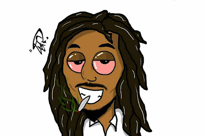 Newest For Cartoon Bob Marley Easy Drawing