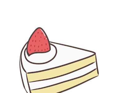 美しい花の画像 ショートケーキ イラスト おしゃれ