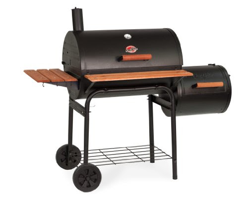 Char-Griller 1224 Smokin Pro 830 Square Inch Charcoal Grill with Side Fire Box