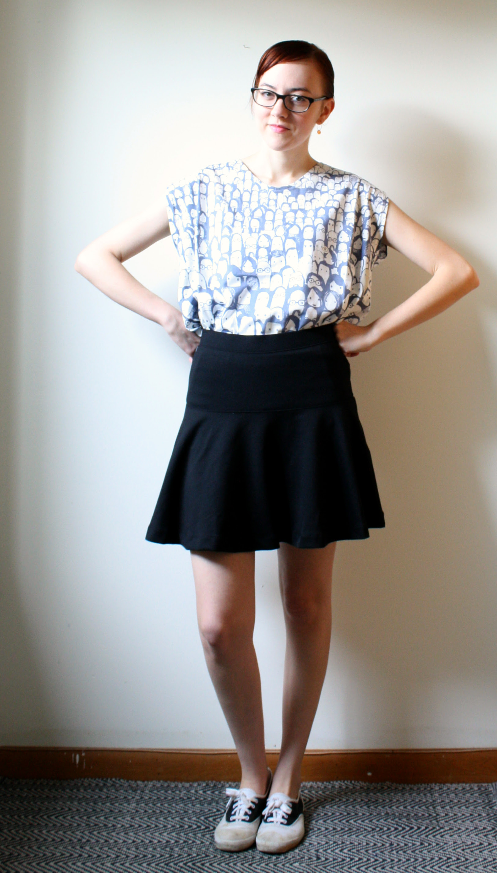 personal style fit and flair skirt