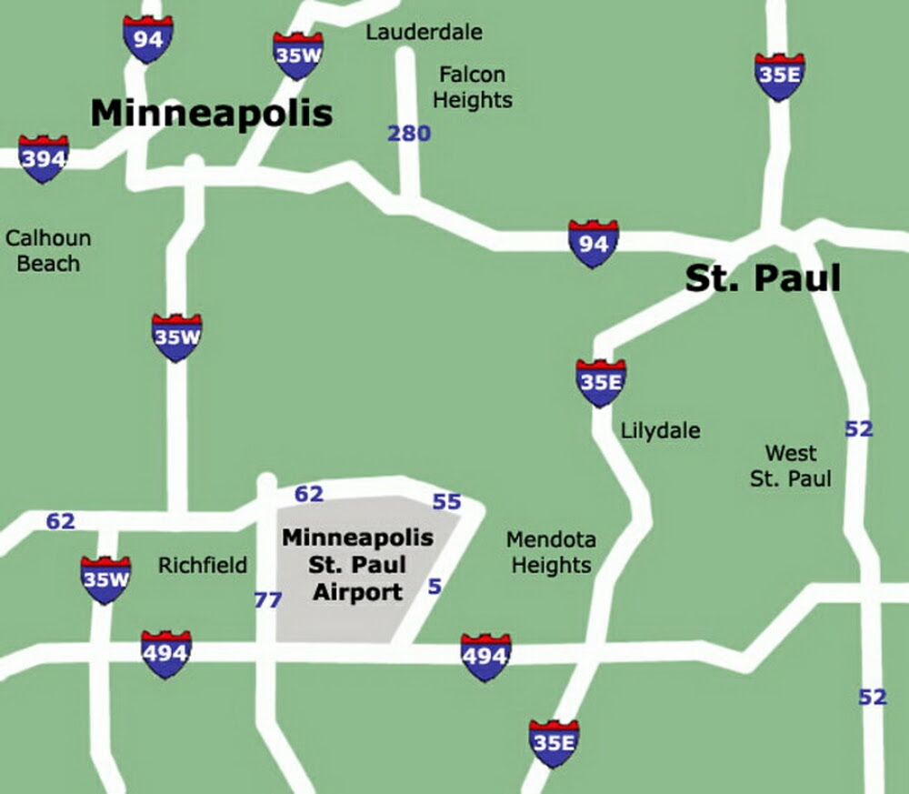 Minneapolis Airport Map