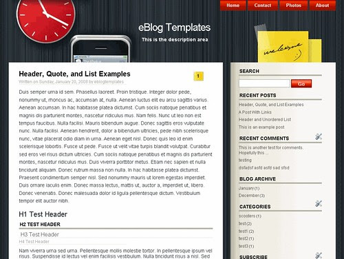 iWork Template