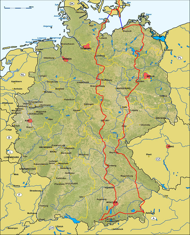 Slott I Tyskland Karta | Karta
