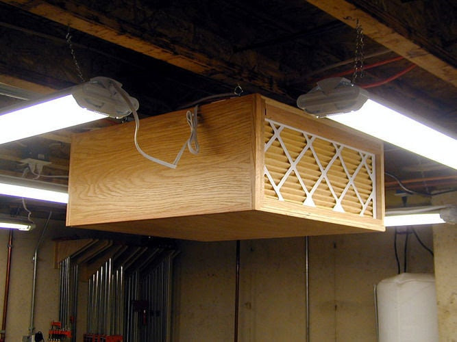 Woodworking air filtration diy | Melsa