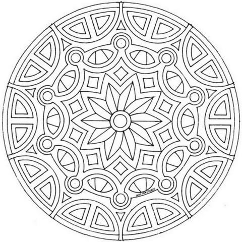 20 Images Coloriage Mandala Tete De Mort A Imprimer