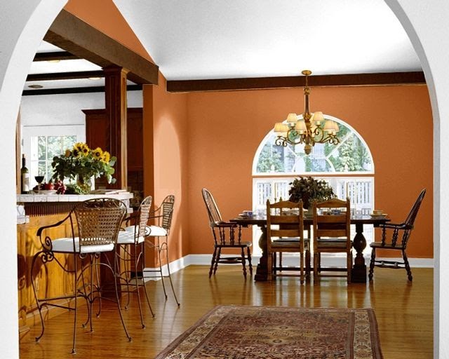 what colours goes with burnt orange