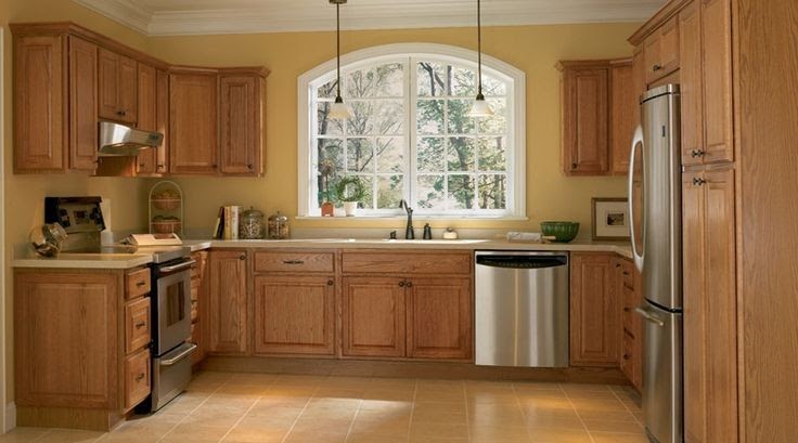 Kitchen Wall Paint Ideas With Oak Cabinets - The Best Kitchen Ideas